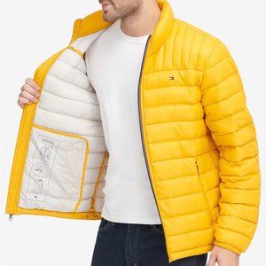 Tommy Hilfiger Yellow Puffer Jacket 100% down